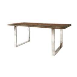 Indus Valley Railway Sleeper 6 Seater Dining Table - thumbnail 2