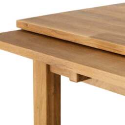 Coxmoor 4-6 Seater Square Extendable Dining Table, Solid Oak - thumbnail 6