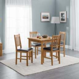 Coxmoor 4-6 Seater Square Extendable Dining Table, Solid Oak - thumbnail 2