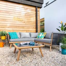 Elements Seater Rope Corner Sofa by Dunelm