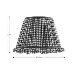 Carys Frilled Gingham Lamp Shade - thumbnail 5