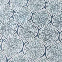 Tove Woodblock 100% Cotton Duvet Cover & Pillowcase Set - thumbnail 5