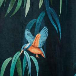 Kingfisher Eyelet Door Curtain - thumbnail 2