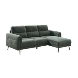 Kelso 3 Seater Chenille Corner Chaise Sofa - thumbnail 2