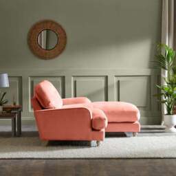 Martha Vintage Velvet Corner Chaise - thumbnail 3