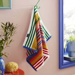 Sophie Robinson Rock Candy Stripe Cotton Towel
