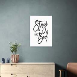 East End Prints Stay In Bed Print - thumbnail 1