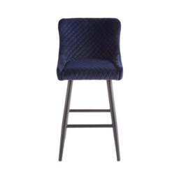 Montreal Counter Height Bar Stool, Velvet - thumbnail 5