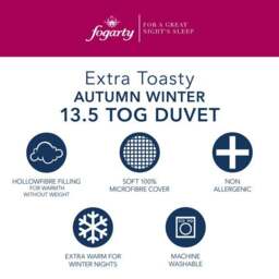 Fogarty Extra Warm 13.5 Tog Winter Duvet - thumbnail 2