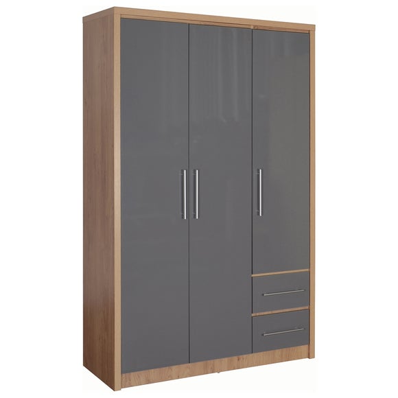 Seville Triple 2 Drawer Wardrobe