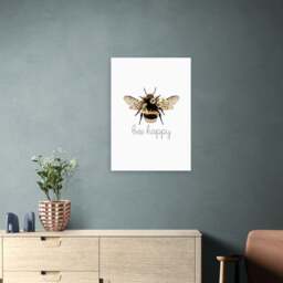 East End Prints Bee Happy Print - thumbnail 1