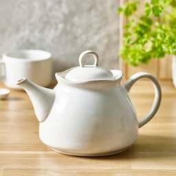 Amalfi White Tea Pot - thumbnail 1