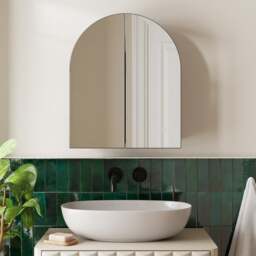 Zia Arched Mirror Wall Cabinet - thumbnail 1
