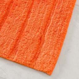 Luxury Cotton Textured Stripe Bath Mat - thumbnail 2