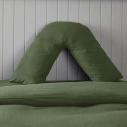 Soft & Cosy Luxury 100% Brushed Cotton V-Shape Pillowcase - thumbnail 1