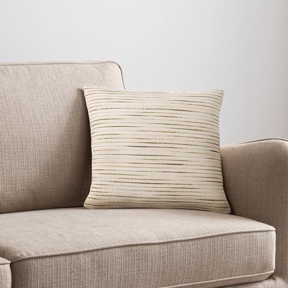 Ava Stripe Sage Cushion - image 1