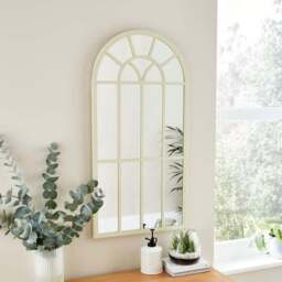 Country Arched Window Indoor Outdoor Wall Mirror - thumbnail 2