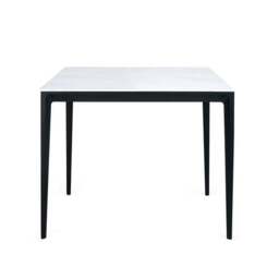 Miami 4 Seater Square Dining Table, Stone - thumbnail 2