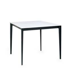 Miami 4 Seater Square Dining Table, Stone