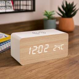 Phone Charging Digital Alarm Clock - thumbnail 1