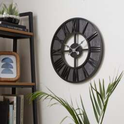 Fulton Industrial Skeleton Wall Clock - thumbnail 1