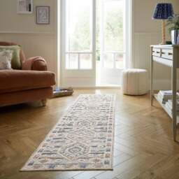 Elessia Traditional Patterned Washable Runner - thumbnail 1