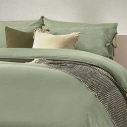 Riviera Yard Mallow Bow Tie 100% Cotton Duvet Cover & Pillowcase Set - thumbnail 2