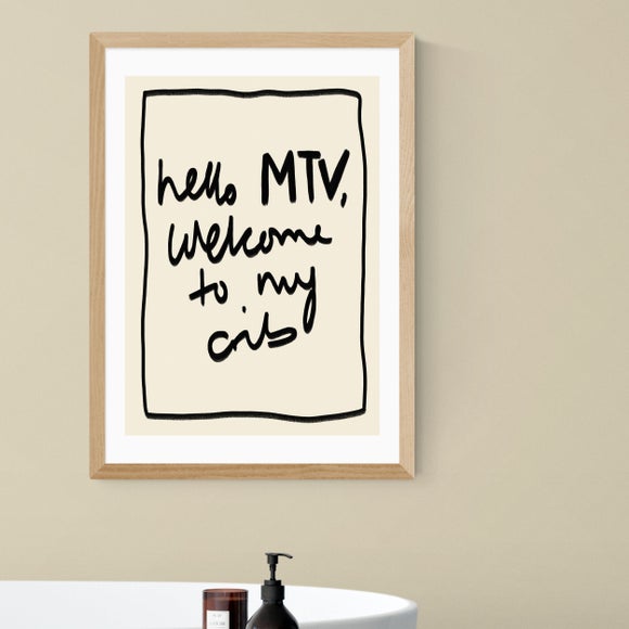 East End Prints Hello MTV Print - image 1