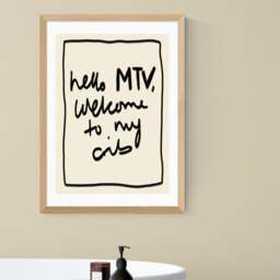 East End Prints Hello MTV Print - thumbnail 1
