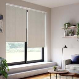 Linford Stripe Fire Retardant Daylight Made to Measure Roller Blind - thumbnail 2