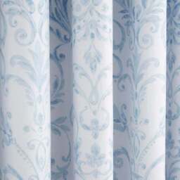 Ashleigh Damask 100% Cotton Blackout Eyelet Curtains - thumbnail 2