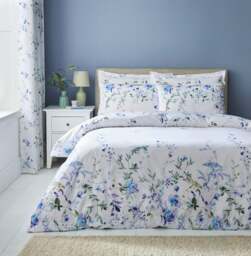 Nola Floral Duvet Cover and Pillowcase Set - thumbnail 1
