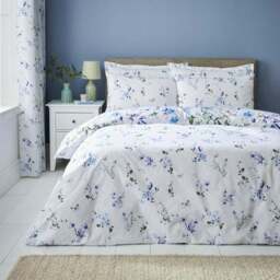 Nola Floral Duvet Cover and Pillowcase Set - thumbnail 3