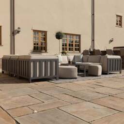 Maze Ibiza 10 Seater U-Shape Garden Sofa Set with Round Coffee Table - thumbnail 4