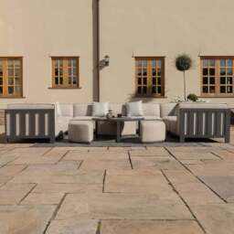 Maze Ibiza 10 Seater U-Shape Garden Sofa Set with Round Coffee Table - thumbnail 3