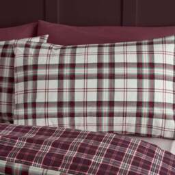 Catherine Lansfield Kelso Check Polycotton Duvet Cover & Pillowcase Set - thumbnail 2