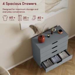 Hayes 4 Drawer Chest - thumbnail 4