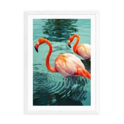 East End Prints Flamingoes Print by Honey Island Studio - thumbnail 2