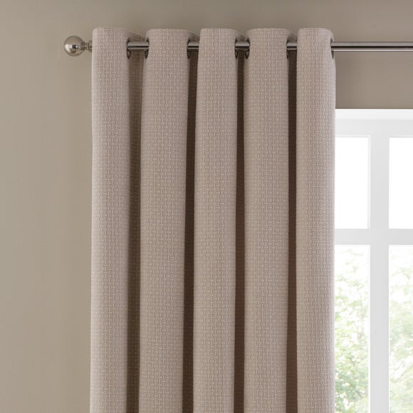 Alayna Chenille Eyelet Curtains (Blackout Available) - image 1