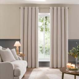 Alayna Chenille Eyelet Curtains (Blackout Available) - thumbnail 2