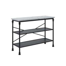 LPD Fairmont Marble Effect Console Table - thumbnail 3