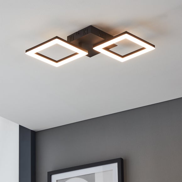 EGLO Paranday-Z Diamonds Small Flush Ceiling Light - image 1