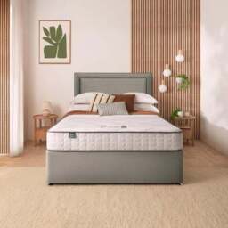 Silentnight Divan Bed With Malvern Velvet Headboard and 800 Pocket Sprung Mattress - thumbnail 2