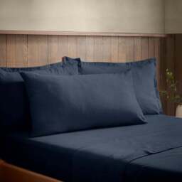 Soft & Cosy Luxury 100% Brushed Cotton Duvet Cover & Pillowcase Set - thumbnail 4