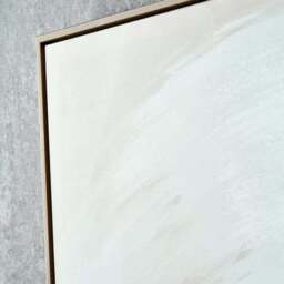 Monochrome Abstract Oak Effect Framed Canvas - thumbnail 2