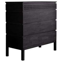 Baytown Boutique 4 Drawer Chest, Black - thumbnail 5