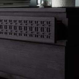Baytown Boutique 4 Drawer Chest, Black - thumbnail 2