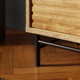 Bryant Display Cabinet, Mango Wood Effect - thumbnail 6