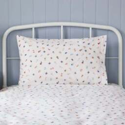 Folk Floral 100% Cotton Duvet Cover & Pillowcase Set - thumbnail 4