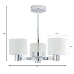 Erin 3 Light Semi Flush Ceiling Light - thumbnail 6